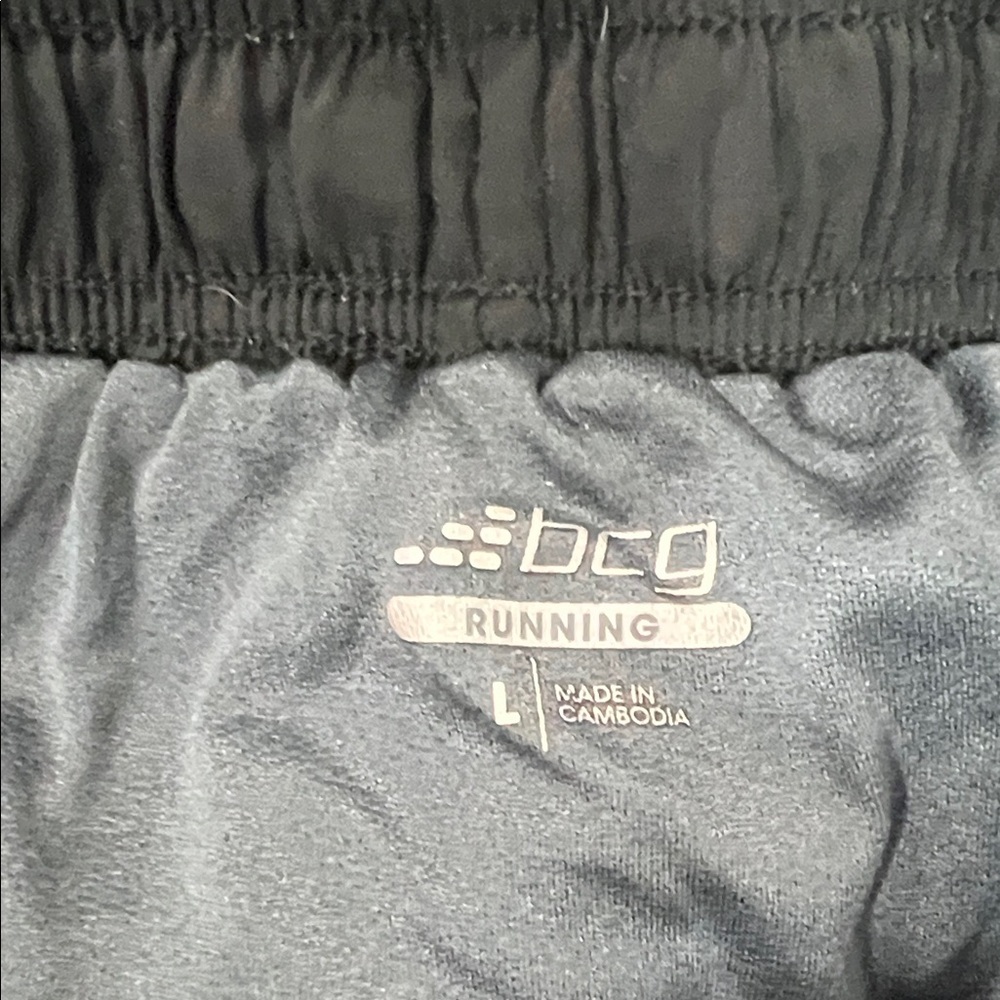 BCG Charcoal and Black Athletic Shorts
